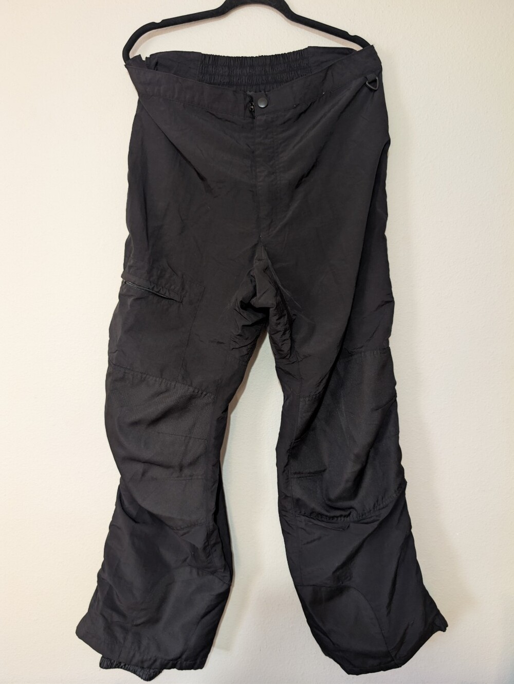 Suisse Sport Insulated Ski Pants Men's XL Black Full Zip Snowboard Snow Cargo